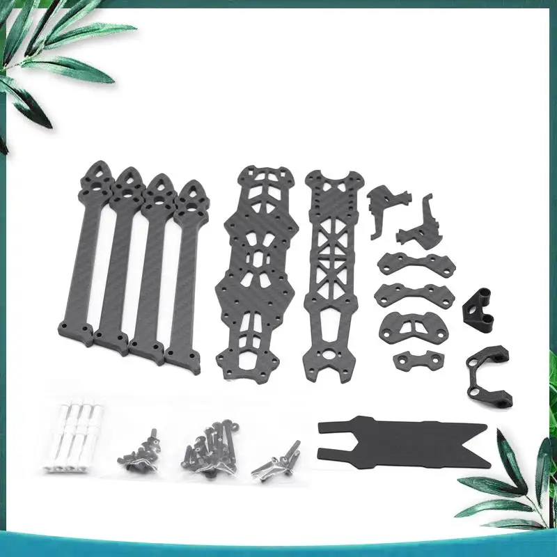 (NOVO) Mark4 com braço de 5 mm + impressão para quadricóptero Modificação FPV Fibra de carbono 7 polegadas Quadricóptero Freestyle Frame