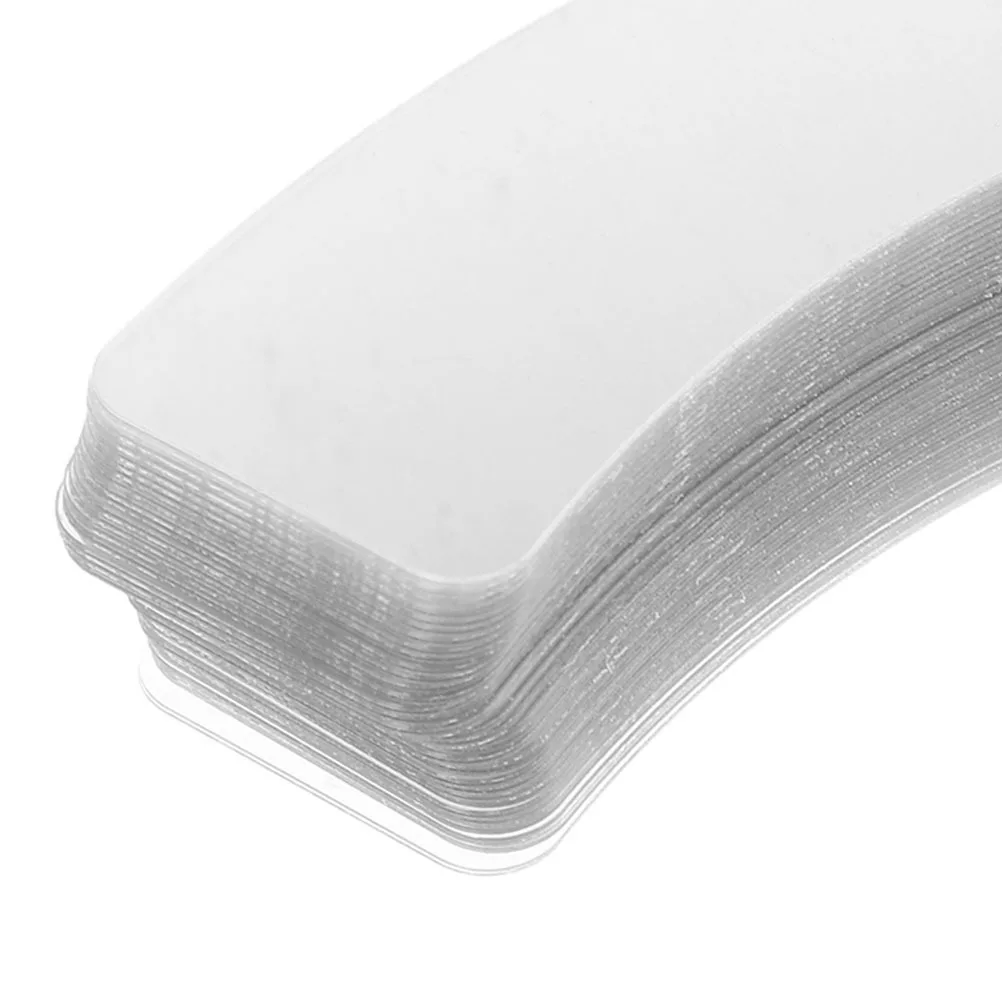 100 peças inserções de suporte de camisa transparente colarinho permanece para homens camisas leves e duráveis itens essenciais para viagem