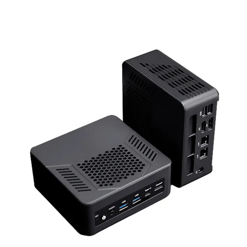 TOPC Mini PC Gaming Desktop Computer for Ryzen AI 9 HX 370 7 H 350 OCuLink USB4 2x2.5G LAN 2xPCIe Windows 11 WiFi6E