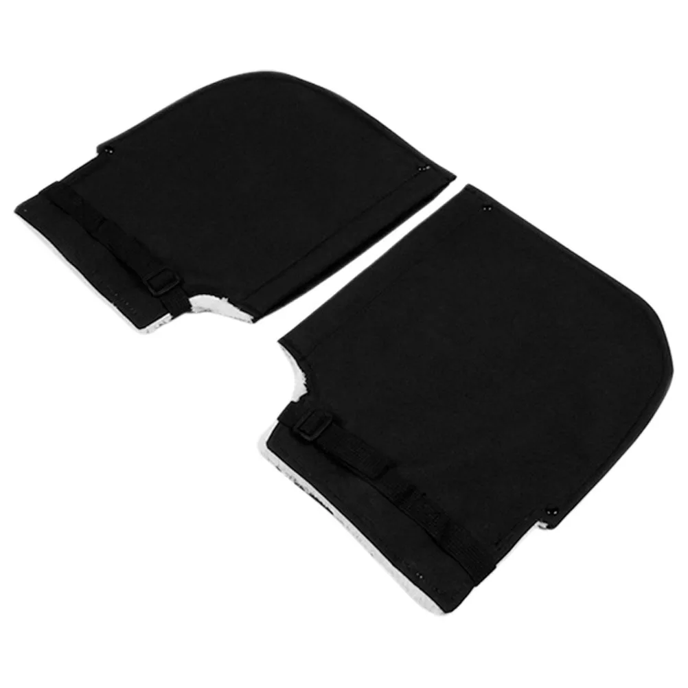 

2Pcs Windproof Gloves Waterproof Oxford Fabric Thermal Lining for Motorcycle Snowmobile Riding Cold Weather Outdoor Use