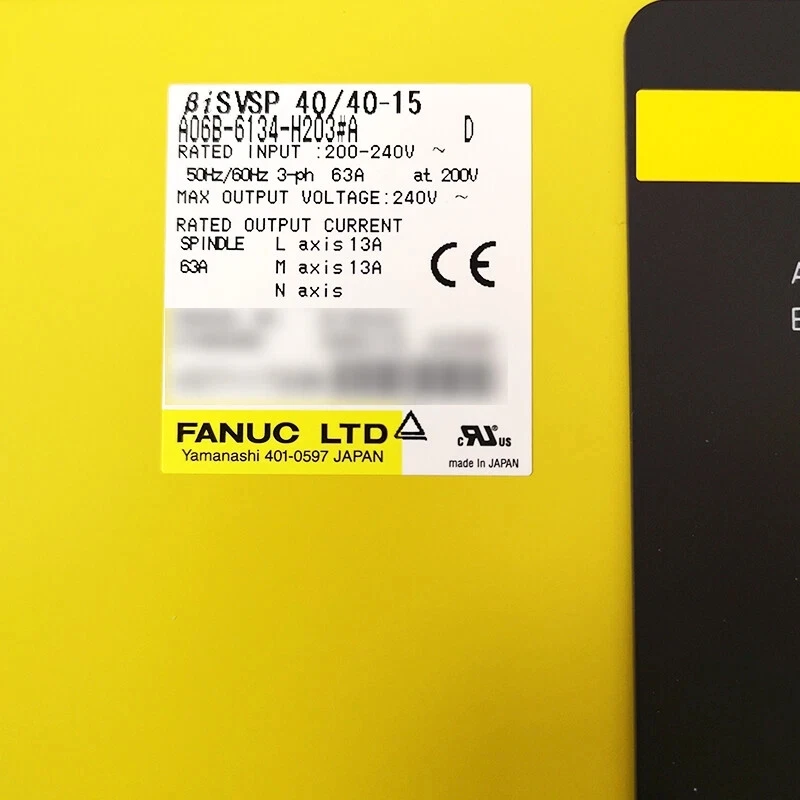 

Fanuc A06B-6134-H203 # Сервопривод в наличии, быстрая доставка