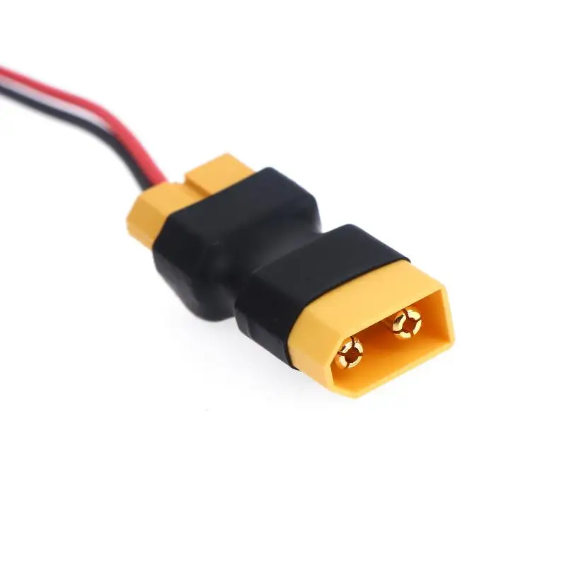 

Адаптер питания XT60 (штекер) на JST (гнездо/штекер) для LiPo аккумуляторов, пластиковый, для радиоуправляемых моделей, 1 шт.