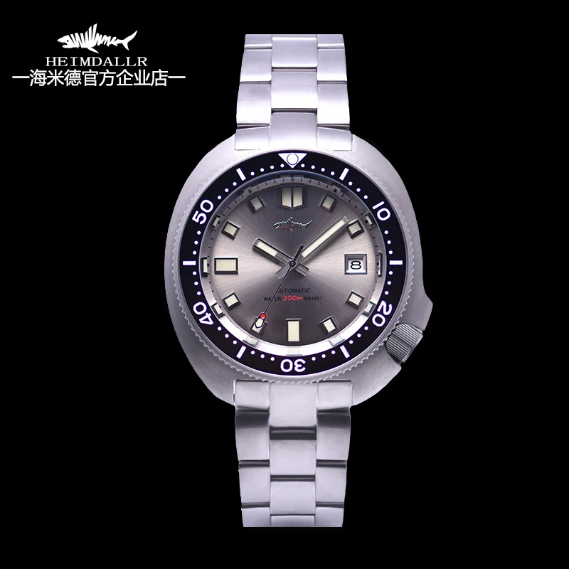 Official HEIMDALLR Titanium Tuna Business Watch Automatic Mechanical 20Bar Waterproof Watch for Men