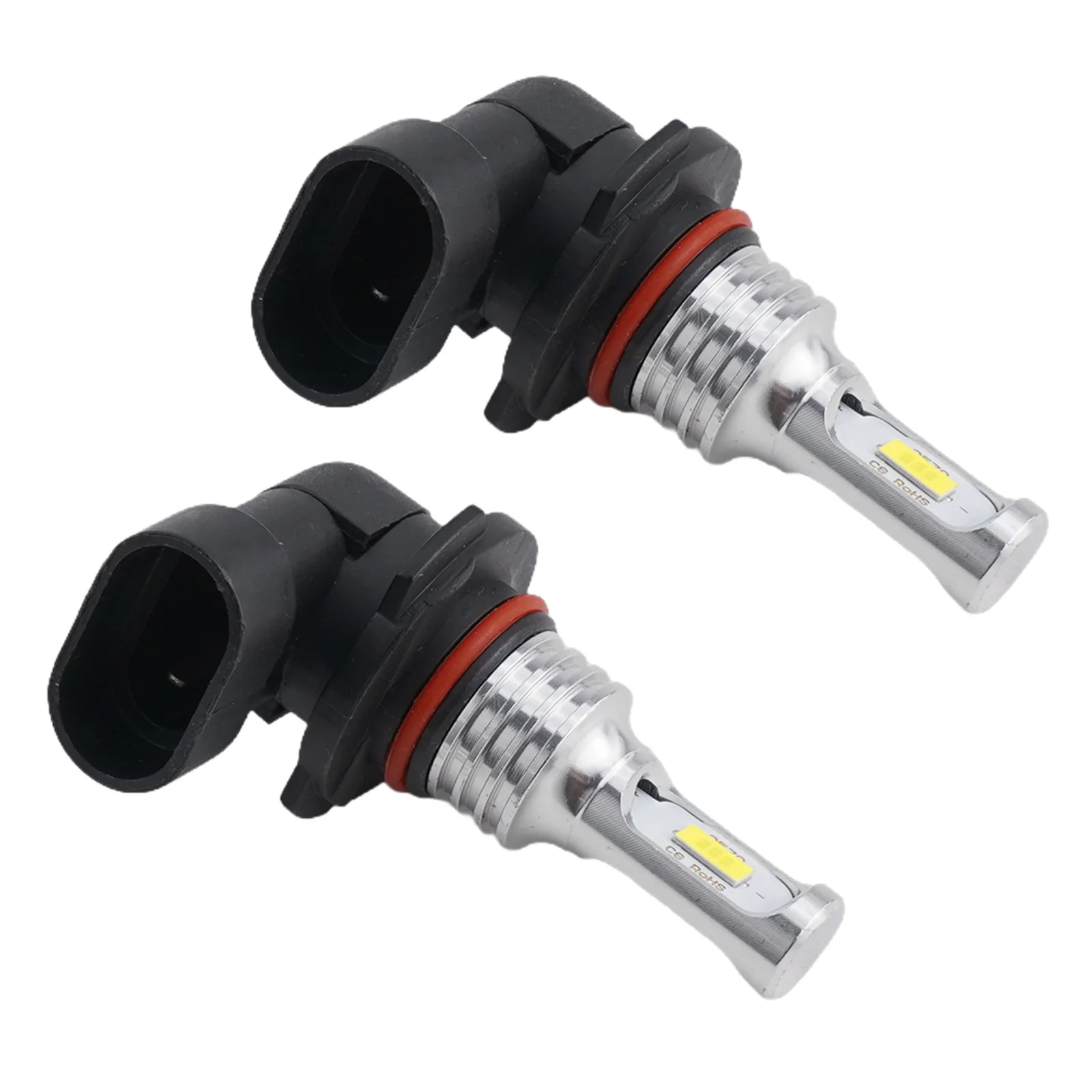 6000K White Bulbs 9012 LED Bulbs White Light Aluminum Alloy Material Easy To Install High Quality Easy To Remove