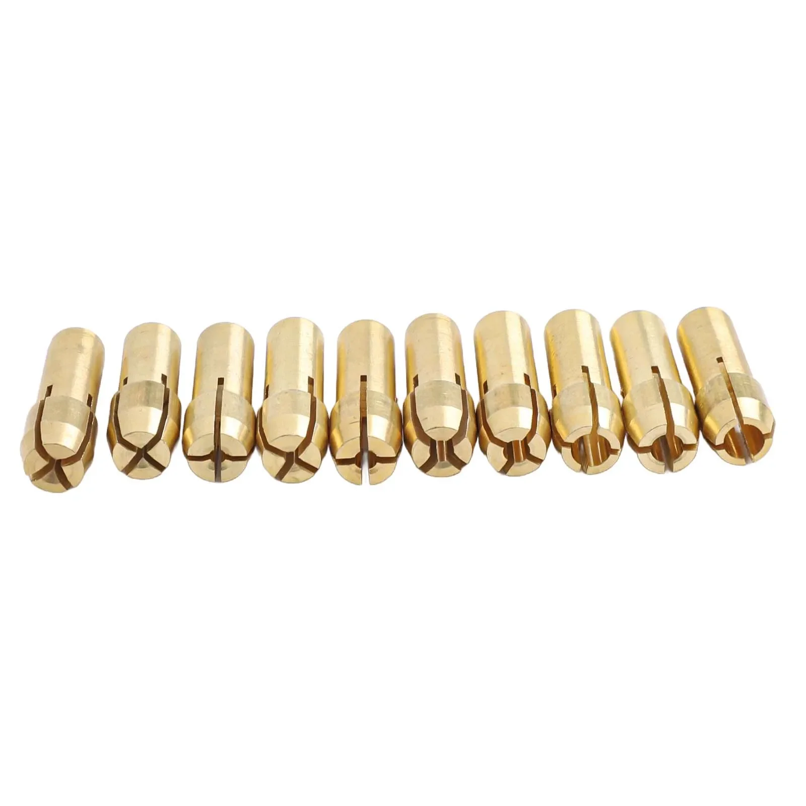 10pcs Mini Drill Collet Chuck 4.2/4.8mm Shank Brass Chucks Adapter For Dremel Rotary Tool Power Tool Parts Accessories
