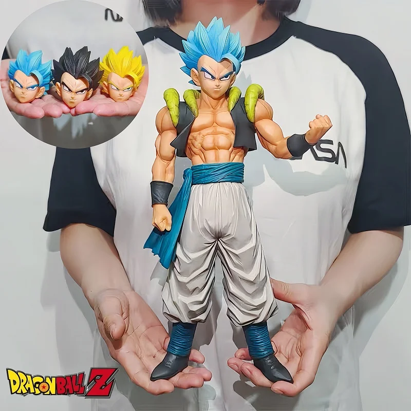 

32 см аниме Dragon Ball Gogeta фигурка Super Saiyan God Son Goku Vegeta Fit статуя ПВХ фигурка Коллекция Модель игрушки подарки