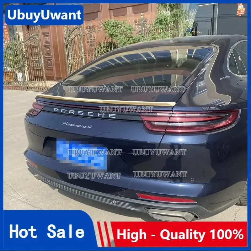 

Для Porsche Panamera 971 2017 2018 2019 2020 2021 2022 2023 автомобильный Стайлинг АБС глянцевый черный УГЛЕРОДНЫЙ Задний спойлер