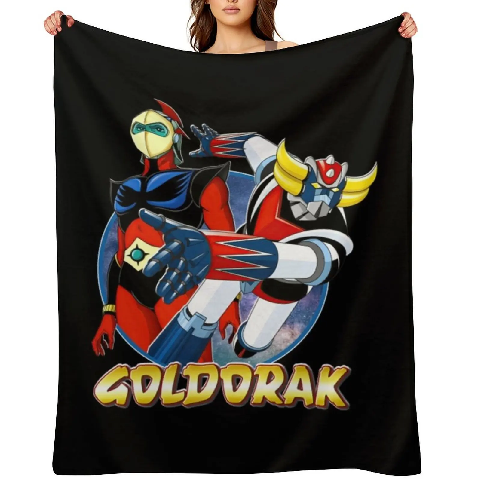 

Goldorak (Grendizer) Throw Blanket Hairys Multi-Purpose blankets ands Custom Blankets