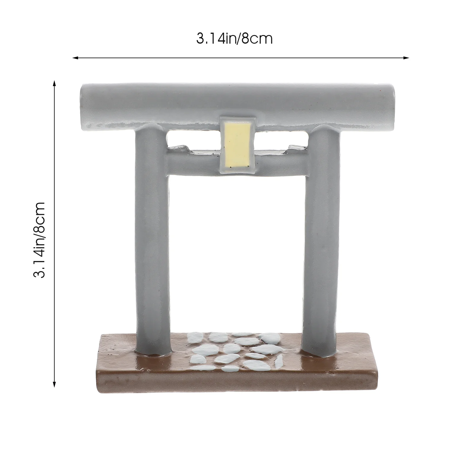 Аксессуары для ворот Torii, миниатюрное украшение дома, миниатюрный реквизит, японская модель, модели из смолы, сцена