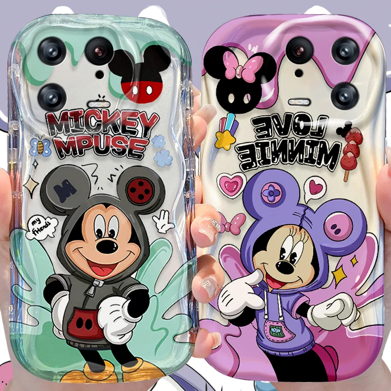 Disney Mickey Mouse Case for Xiaomi Redmi Note 13 12 11 Pro Plus 13C 12C Turbo 12S 11S 10 9 11A 9C Prime 4G 5G Silicone Cover