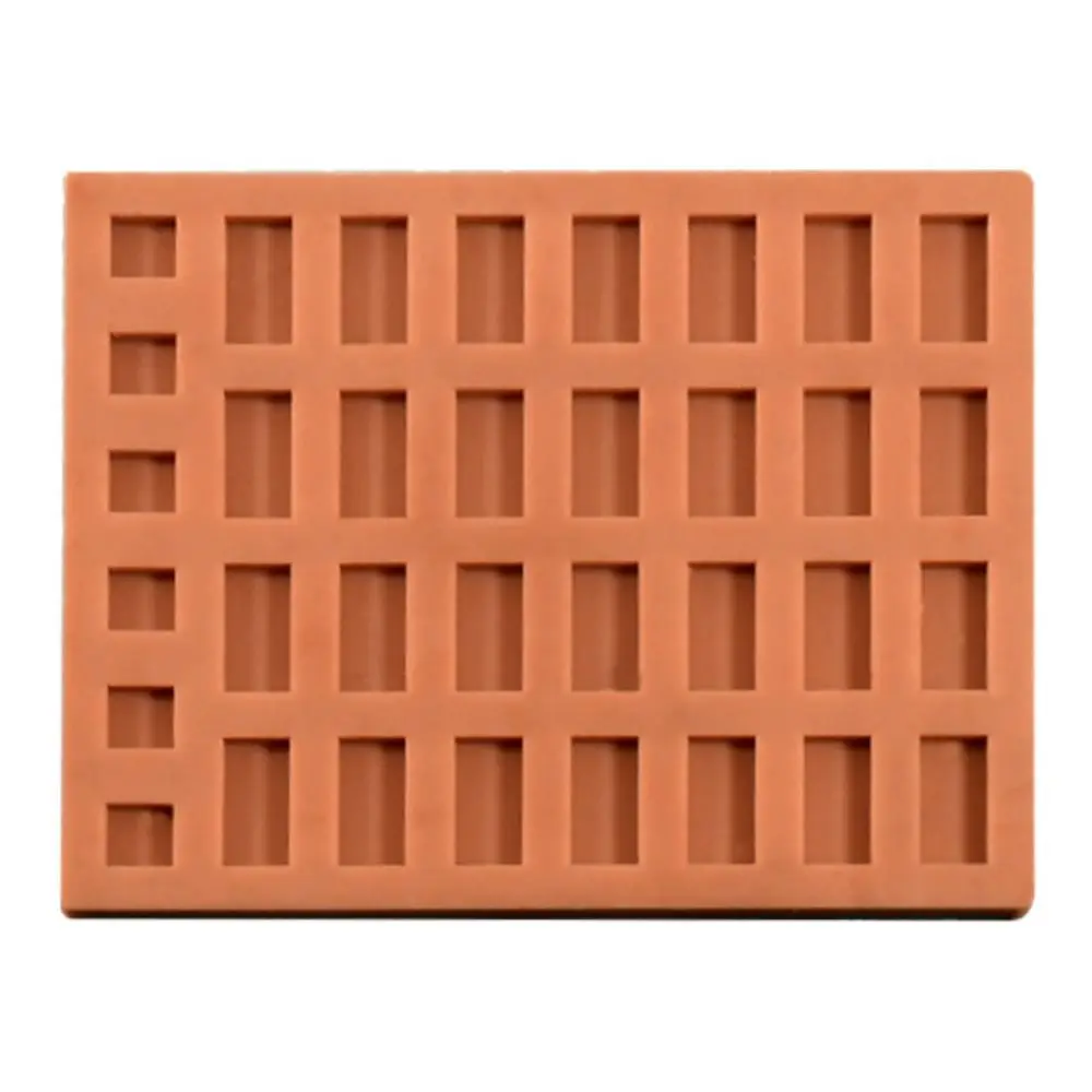 Moule en silicone pour mini brique rouge, matériau de construction en silicone, modèle de tuile, con