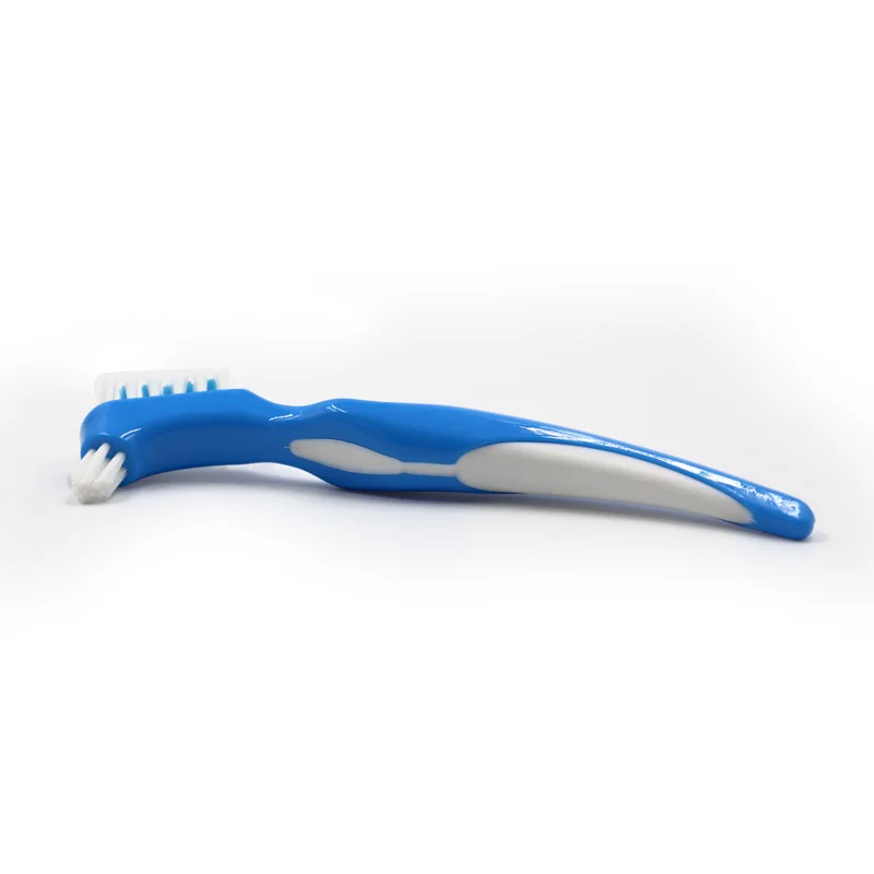 Denture Cleaning Brush Soft Multi-Layered Bristles False Teeth Brush Y-shape Oral Care Tool Teeth Brushes