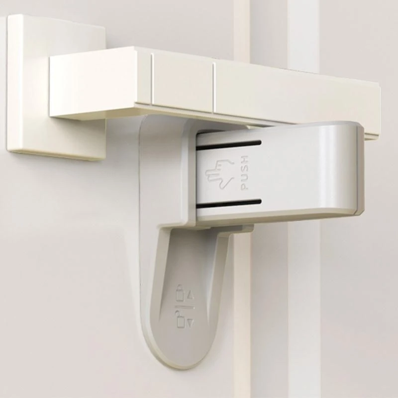 J15U العالمي قفل الباب رافعة الطفل التدقيق مقبض الباب قفل السلامة قفل مضاد للفتح