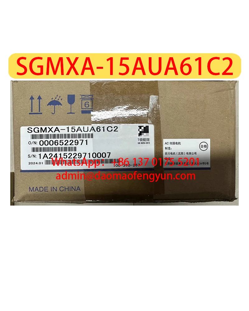 

SGMXA-15AUA61C2 Совершенно новый серводвигатель 1,5 кВт, оригинальный, быстрая доставка, SGMXA 15AUA61C2