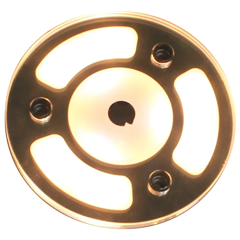 12V/24V 3W Dimmable LED Ultra-Thin Ceiling Light - With Switch for RV/Caravan/Camper/Boat