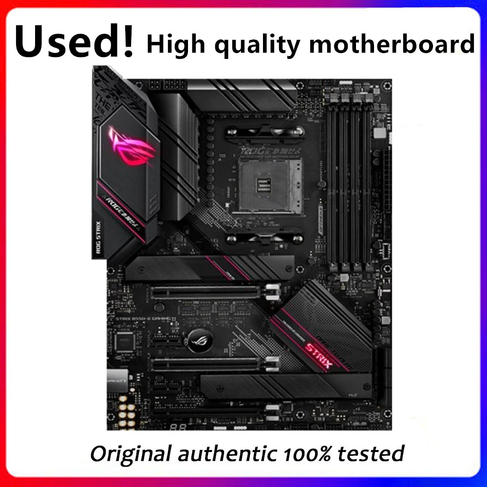 Used For ASUS ROG STRIX B550-E GAMING Motherboard Socket AM4 For AMD B550 Original Desktop PCI-E 4.0 m.2 Mainboard