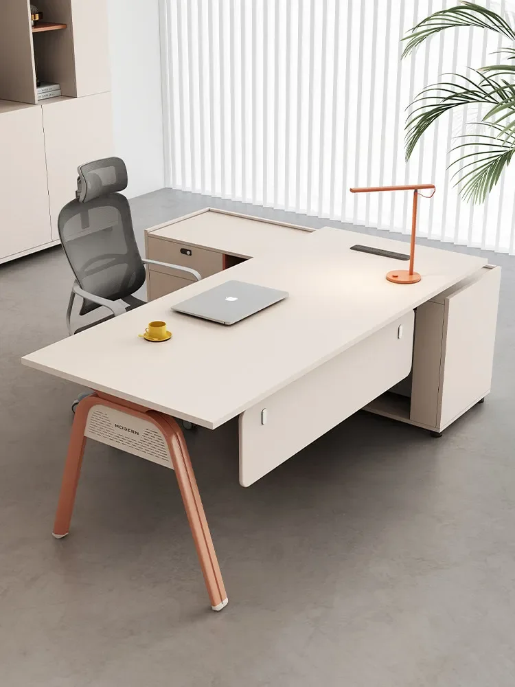 b22simple and stylish modern desk office small boss office desk and chair combination