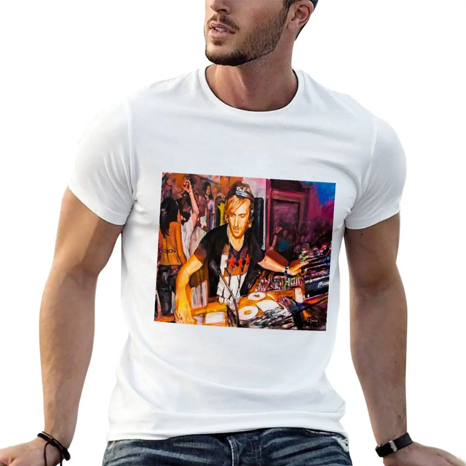 

casual at shirt man shirt Guetta shirt man summer man Pacha, t t graphic Ibiza DJ T-Shirt David t