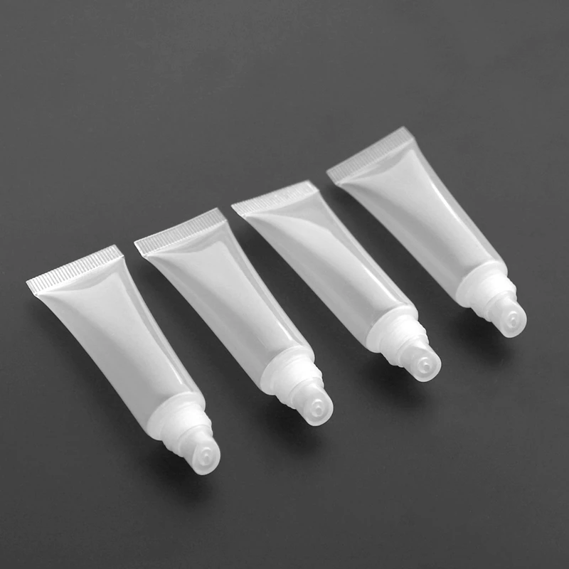 150 Pack 10Ml Lip Gloss Tubes Empty Lotion Refill Tubes Soft Squeeze Tubes For DIY Travel Distribution Bottle