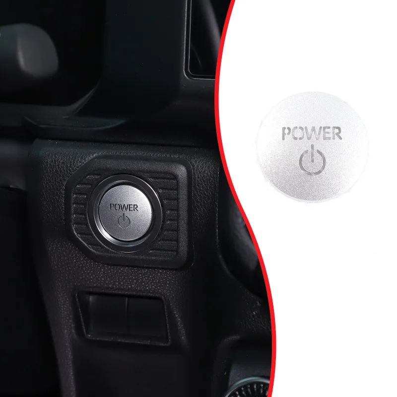 

For 2024+ Toyota Prado One-Touch Start Button Covers Car Button Panel Cover Decorative Trim Stainless Steel Car Accessories