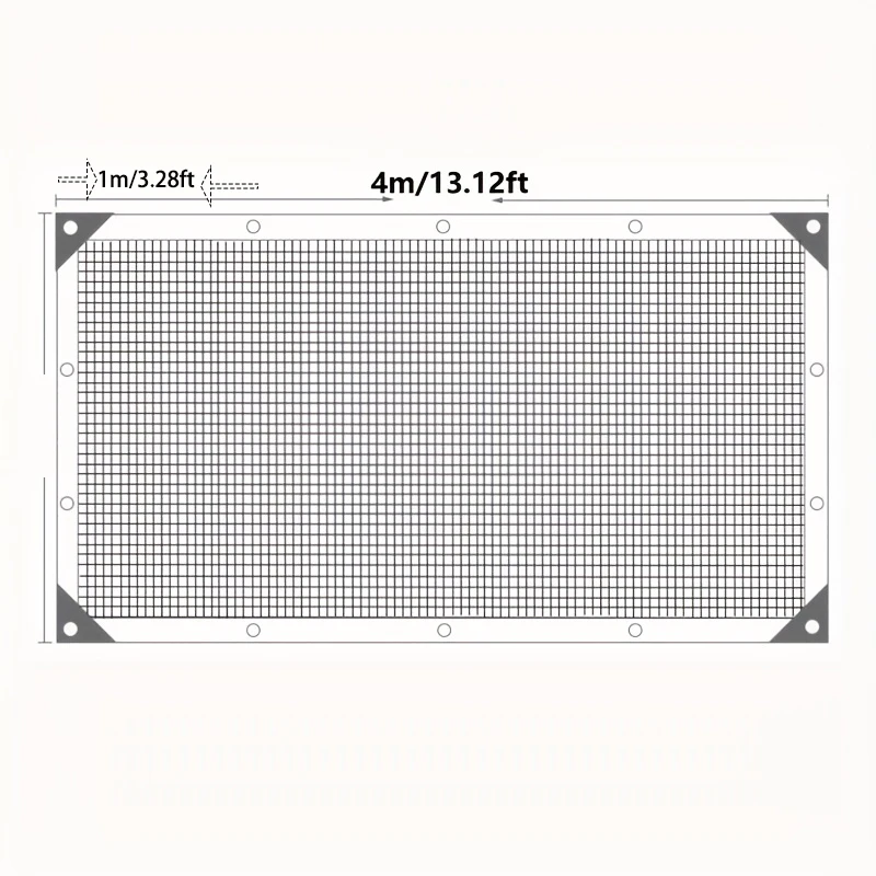 Large Sun Shade Sail 3m*5 6 8 10 12 4x5 5x5 6x6 8x8m Sunshades Uv Protection Outdoor Sun Shelter Canopy Plants Greenhouse Sunray