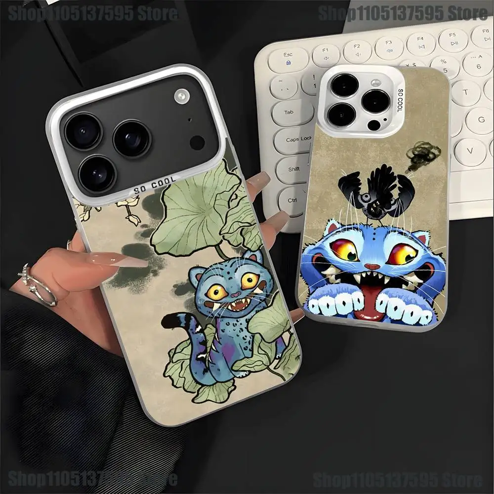

D-Demon H-Hunters Tiger Phone Case For iPhone 17,16,15,14,13,12,11,Pro,XS,Max,Plus,Mini,SE4,E White Matte Shockproof Cover