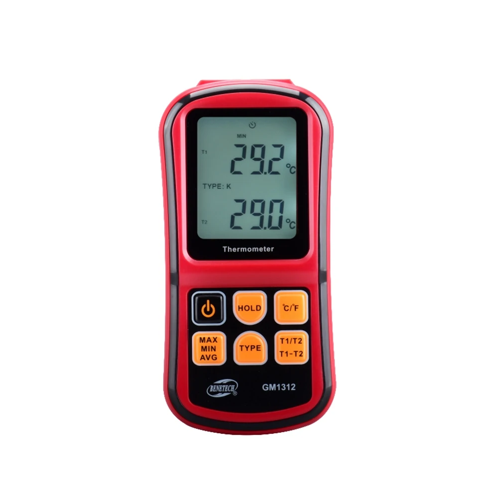 

GM1312 Digital Thermocouple Thermometer -50~300 Degree Industrial Temperature Meter J K T E N R S Type Thermocouple Temp Tester