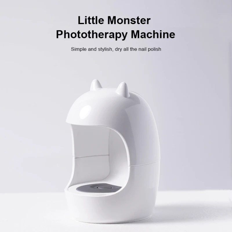 Mini lampada per uova per Nail Art lampada per unghie a dito singolo piccola e portatile lampada per unghie arrosto per macchina per fototerapia ad asciugatura rapida per uso domestico
