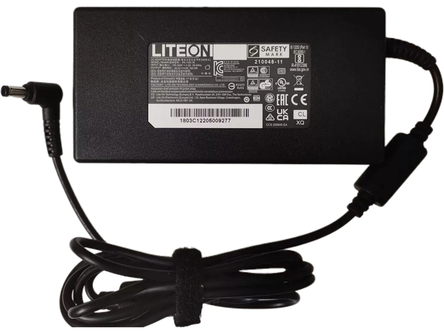 

Genuine 180W Charger For THUNDEROBOT 911 MT Gaming Laptop Power Supply AC Adapter LITEON 20V 9A PA-1181-76 5.5x2.5mm