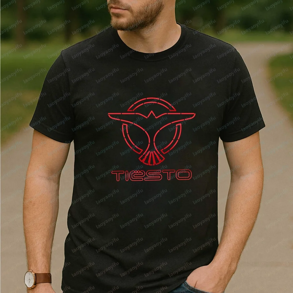 DJ Tiesto Printed T-shirt - Unisex Trendy Short-sleeved Shirt Suitable for Both Men and Women, Comfortable T-shirt