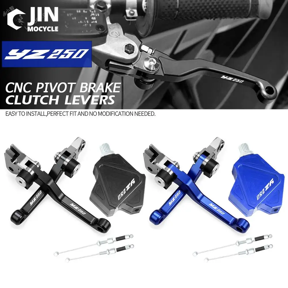 

For YAMAHA YZ250 2008 2009 2010 2011 2012 2013 2014 Accessories Stunt Clutch Lever Easy Pull Cable System Brake Clutch Levers