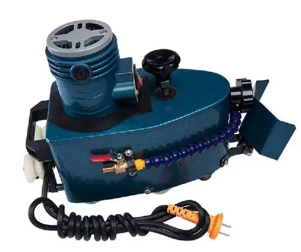220V Electric Glass Hand Grinder, Multifunctional Edge Polishing Machine with Grinding Whee
