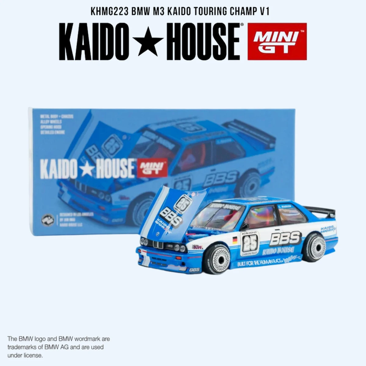 Kaido House x MINI GT 1:64 BMW M3 E30 
