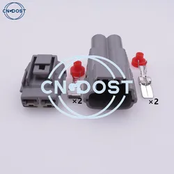 1 Set 2 Pin TS Sealed AC Assembly Automotive Cable Socket Heavy Trucks Large Power Connector For Toyota 6188-0096 6189-0172