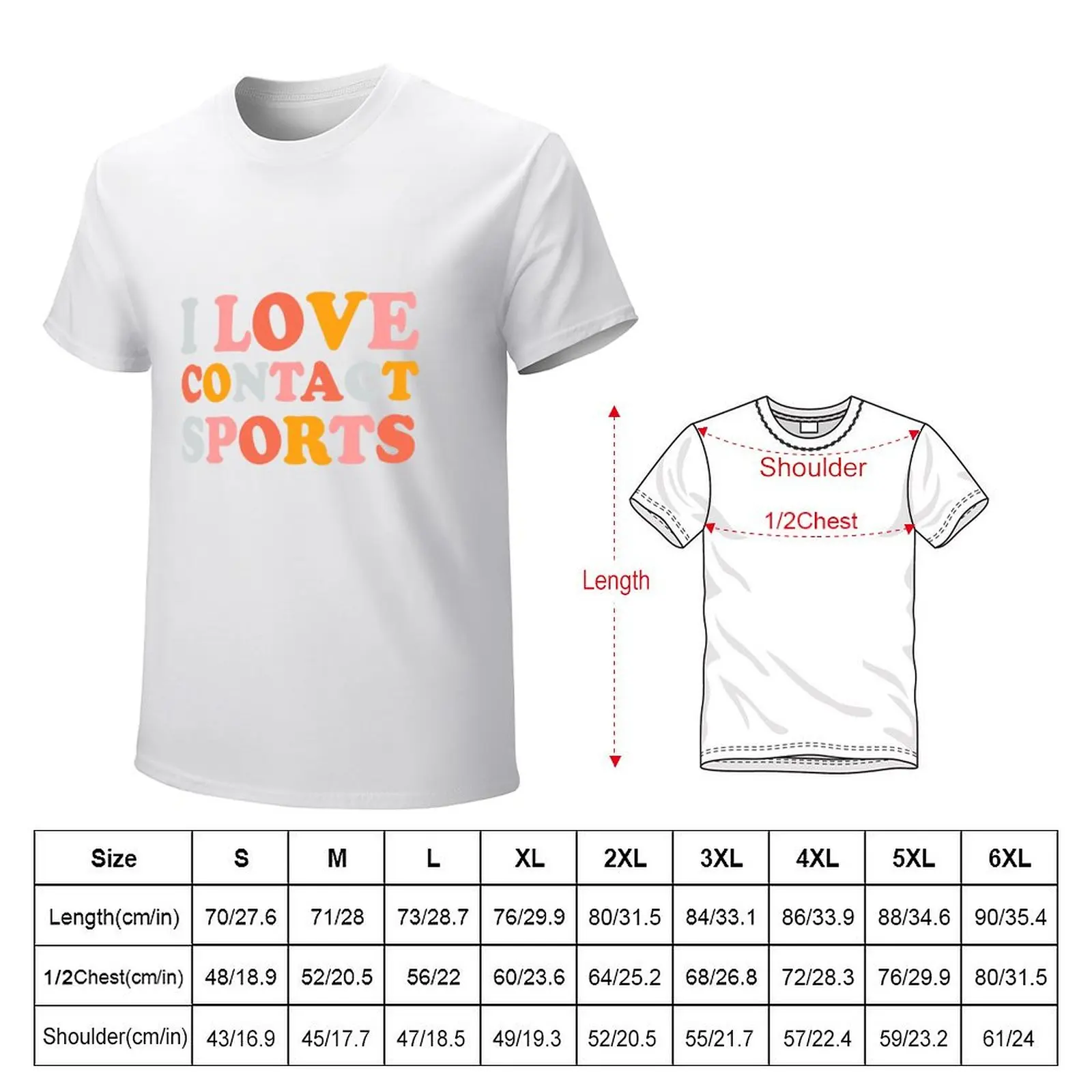 Funny I Love Contact Sports Quote I Love Contact Sports T-Shirt Blouse sublime blacks plain white t shirts men