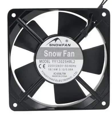 

YY12025HBL2 AC 220V 120*120*25 ventilador de refrigeración con doble rodamiento de bolas