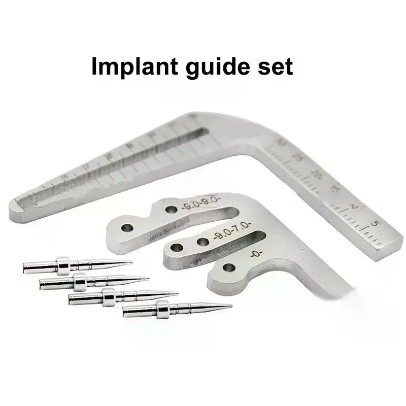 

Набор направляющих для зубных имплантатов в штучной упаковке, локатор для посадки полости рта, руководство по позиционированию, линейка для позиционирования сверления, стоматологические весы, инструменты для имплантации