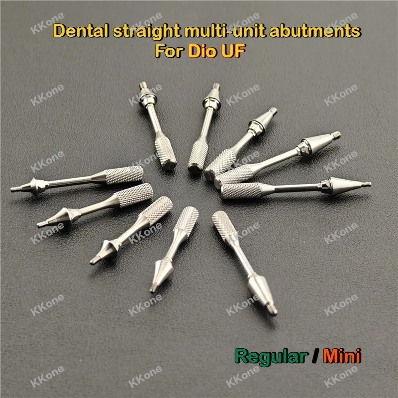 

10 шт. премиум-абатментов из титанового сплава для мультиюнитов, для дентальных имплантатов Dio-UF