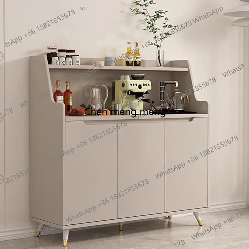 E136 Wood Sideboards Cabinets Mobile Decor Storage Organizer Living Room Cabinets House Container Luxury Gabinete Hotel Furnitur