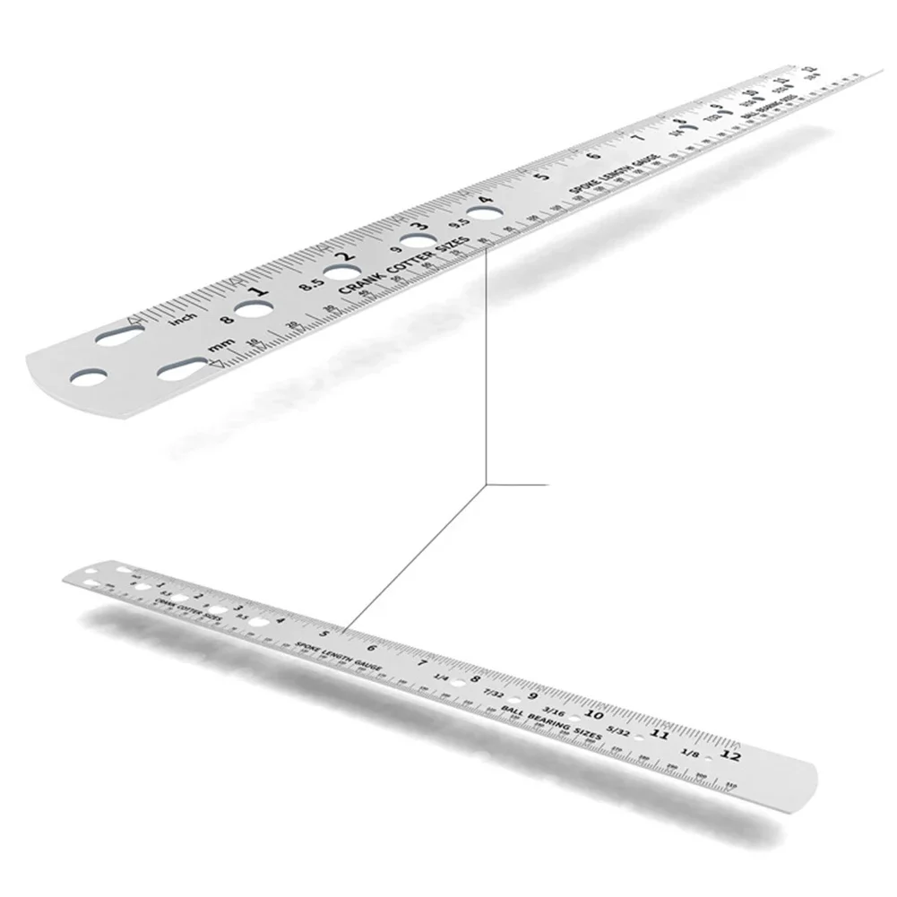 

Measurement Ruler Spoke Measuring Tape Pin Ball Replacement Spare Accessories Bicycle Crank Cotter Length Gauge