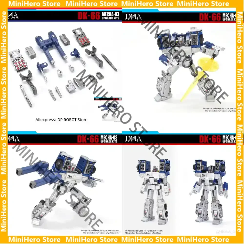 In Stock Original DNA DK-66 Upgrade Kit GZILLA MFS-3 OP PRIME MECHA-03 1:1 ABS Alloy Mecha Accessories