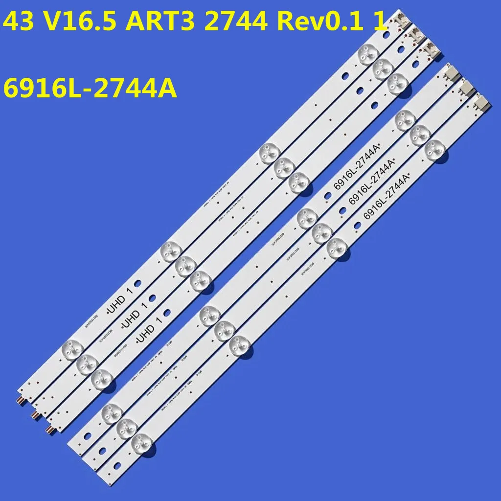 new-5kit-led-strip-43-v165-art3-2744-rev01-6916l-2744a-for-43lg61ch-ck-43uh6030-43uh6100-43uh620v-43uh630v-43uh603v-lc430dge
