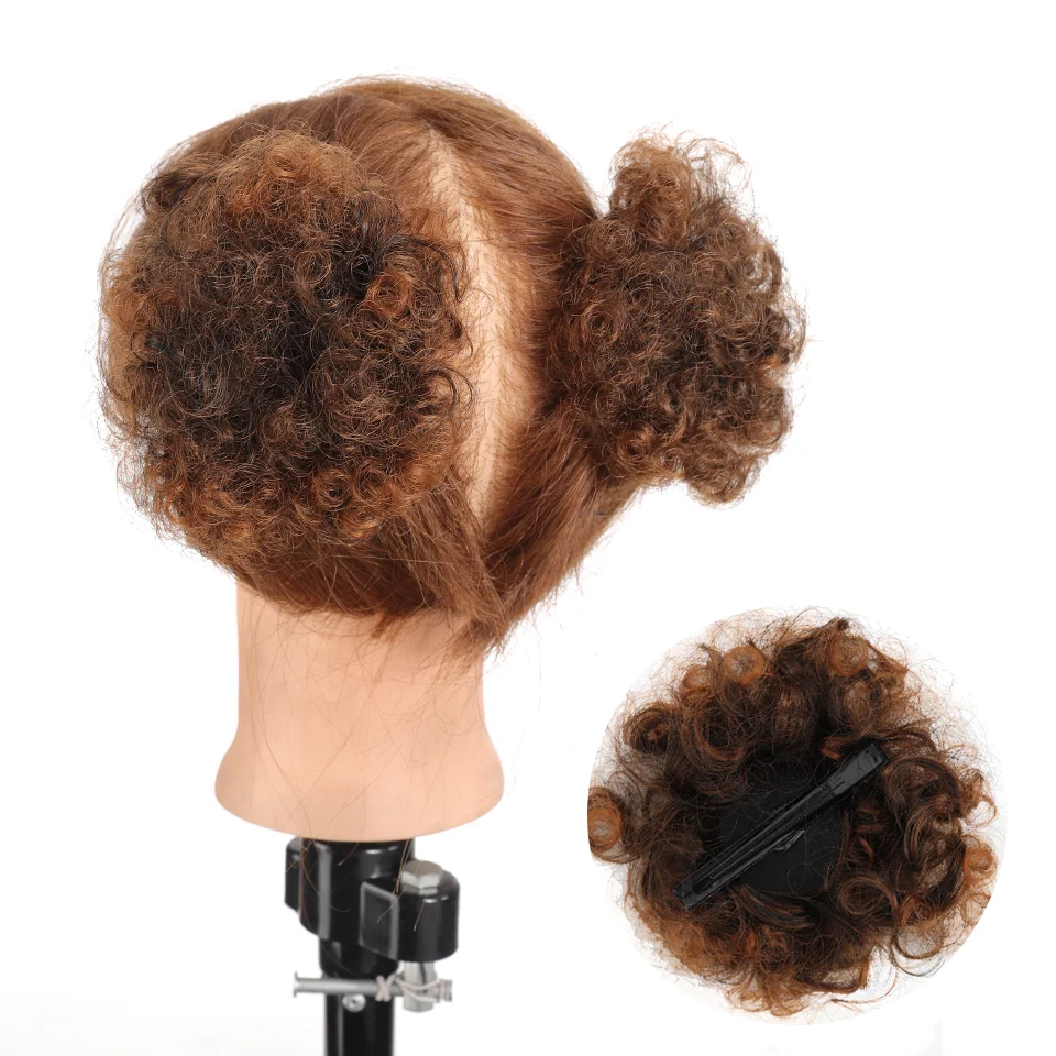 2 Pcs Small Size Synthetic Afro Puff Hair Buns