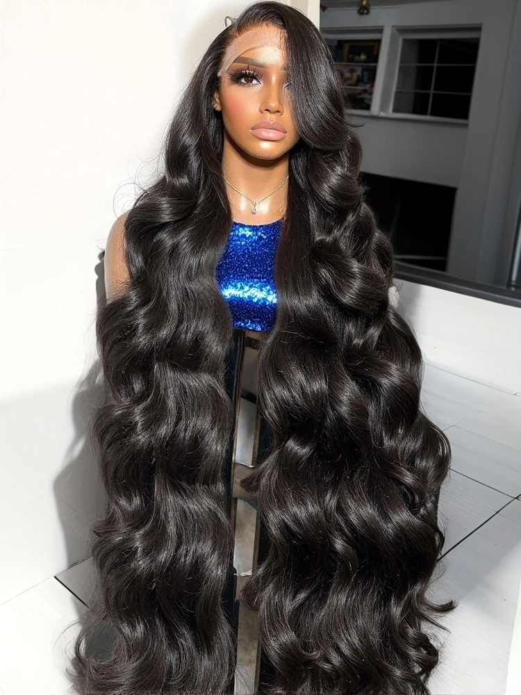 250% الكثافة الجسم موجة خصلات الشعر المستعار الإنسان 13x6 13x4 Hd الدانتيل شعر مستعار أمامي 30 40 بوصة فضفاض موجة الدانتيل الباروكة الأمامية قبل قطعها للنساء #1