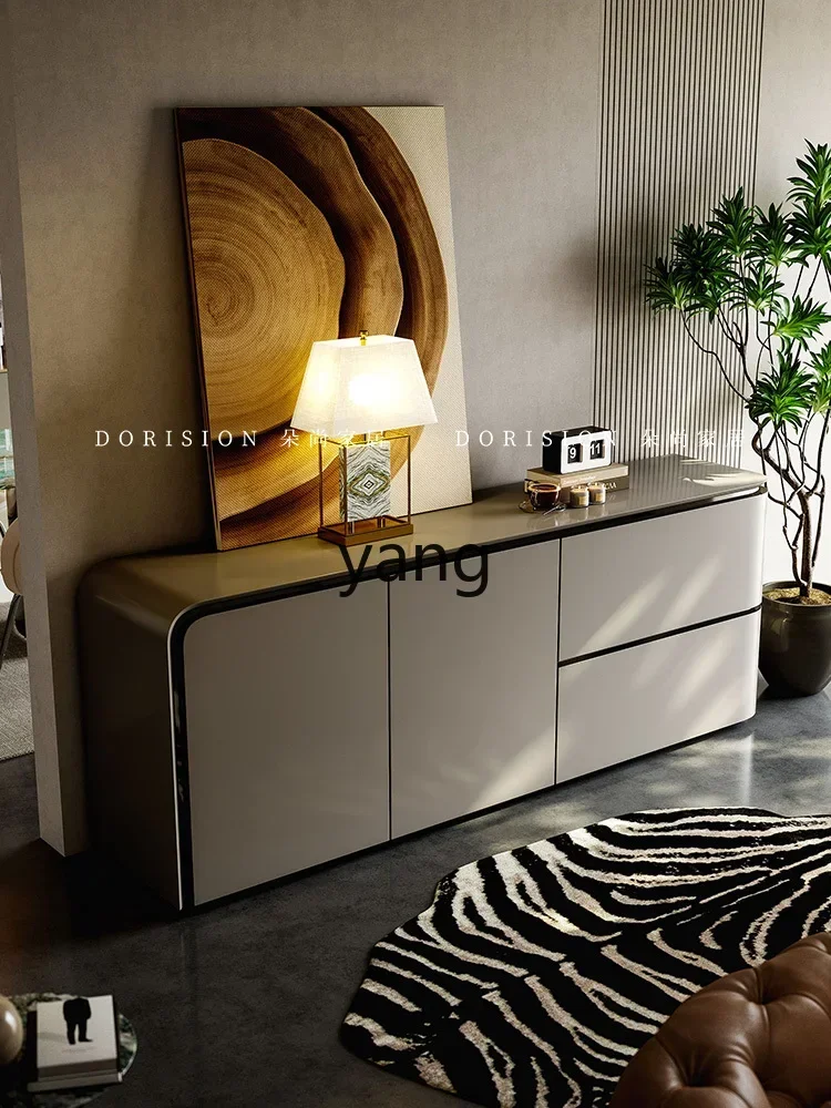 LTT Italian minimalist side cabinet living room wall decorative cabinet simple modern locker