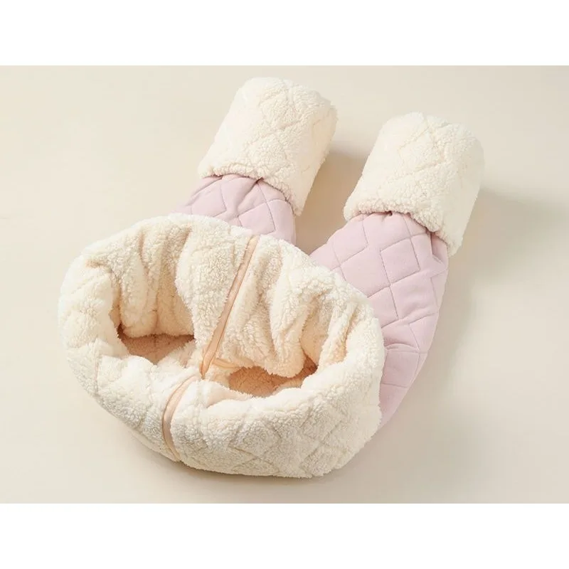 Hiver épais chaud en peluche pantalon chaud coton rembourré doublé sous-vêtement thermique bas élasticité Leggings chaleur collants pantalon TT264