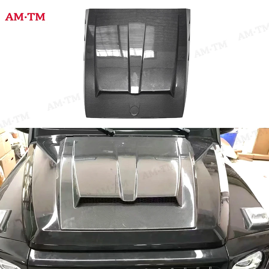 

Для Mercedes-Benz G-класса W463 G500 G55 G63 G350 1997-2016: Комплект обвеса из карбона для переднего бампера, крышки двигателя и капота с вентиляционными отверстиями