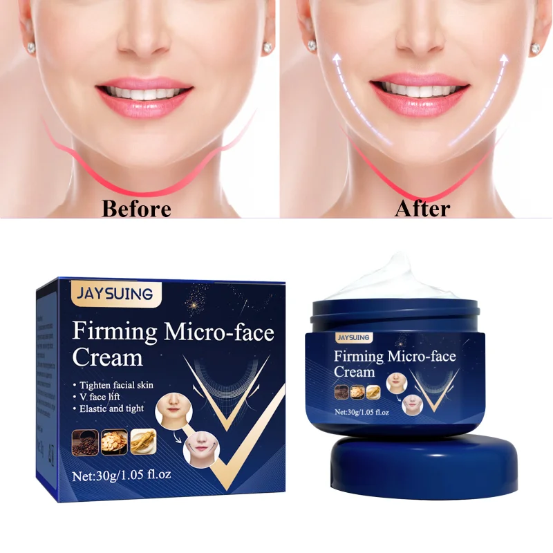 Fast V Shape Slimming Face Cream Removal Double Chin Lift Tighten Moisturing Two-Mandibular Line Burnin Fat Face Masseter Muscle