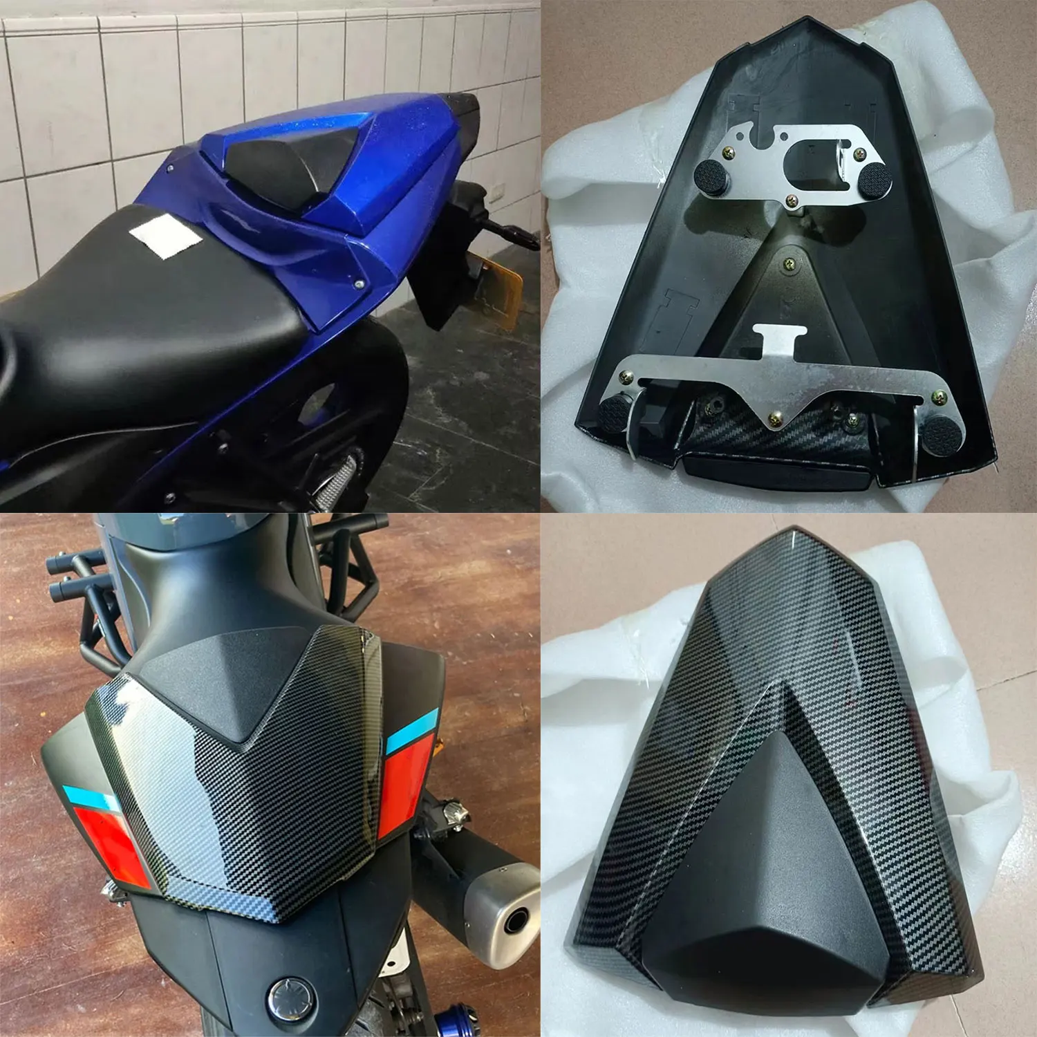 Motorcycle Pillion Rear Passenger Seat Cowl Cover Hump Fairing For Yamaha MT03 MT-03 2016 2017 -2021 2022 2023 MT 03 MT25 MT-25