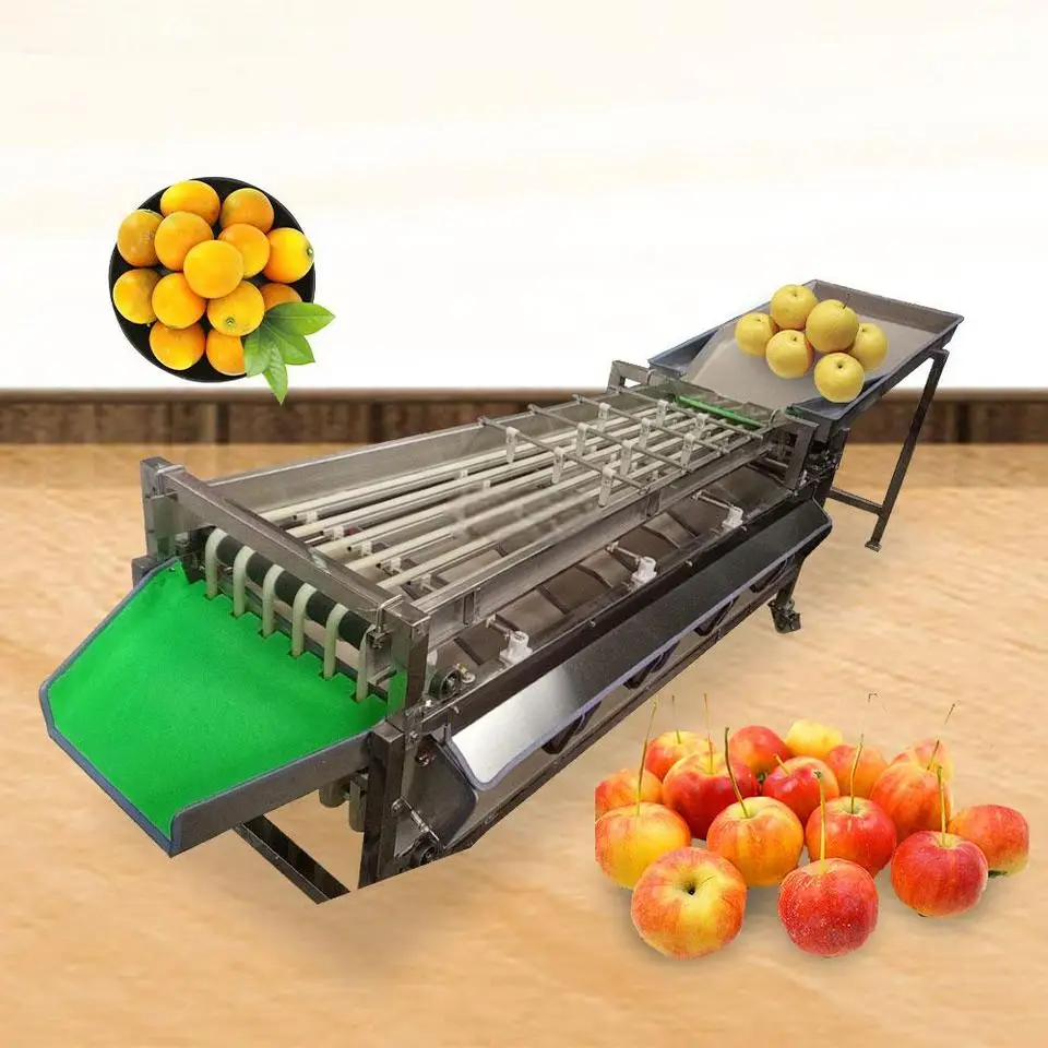 High-Speed Automatic Fruit Vegetable Sorting Equipment Enhanced Efficiency Size Grading Machine for Mango Other Vegetables